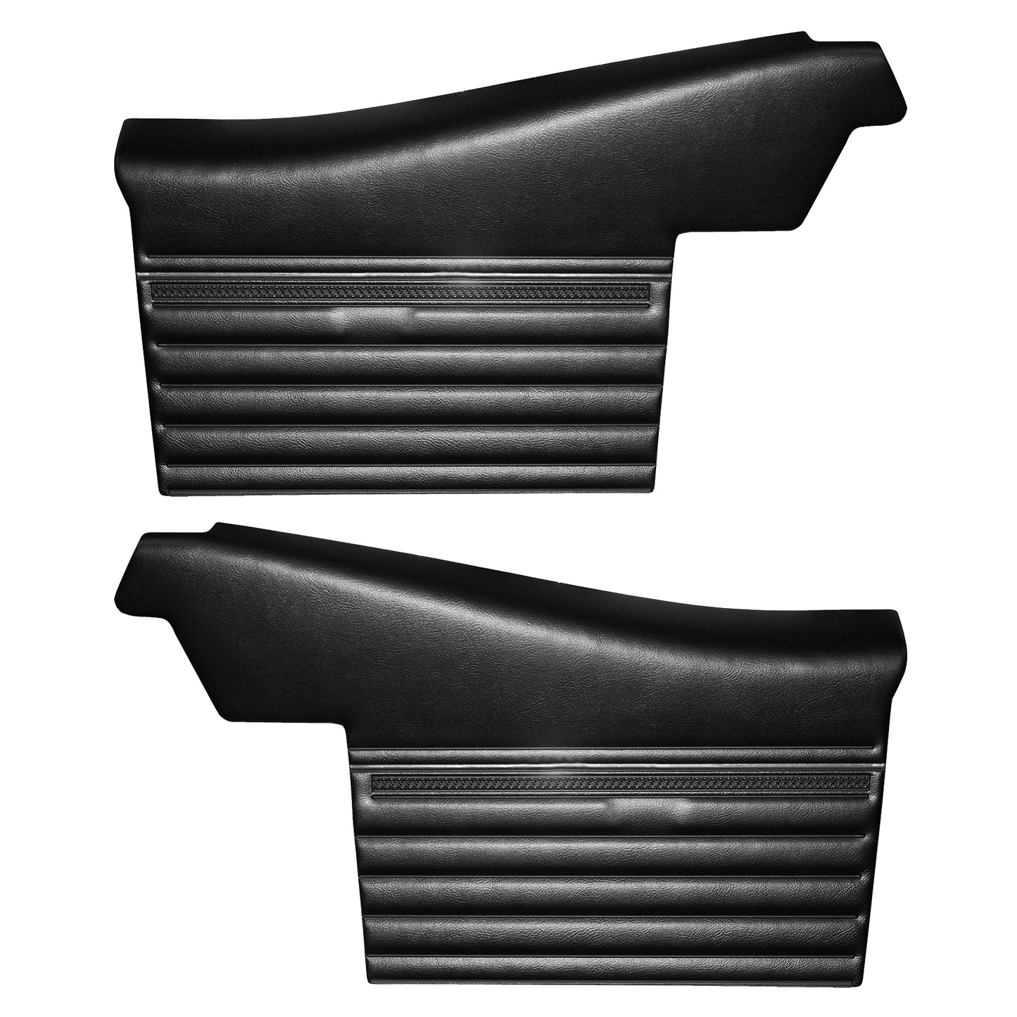 69 CHEVELLE/MALIBU CONVERTIBLE REAR PANELS (PRE-ASSEMBLED) - BLACK