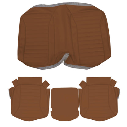 73/75 FIREBIRD/TRANS AM "STANDARD" HARDTOP REAR UPHOLSTERY - SADDLE