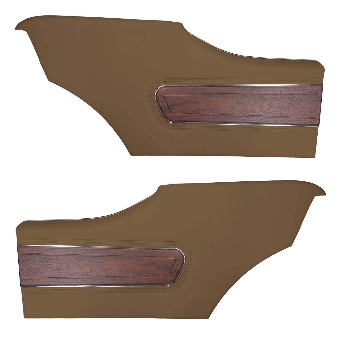 72 CUTLASS SUPREME HARDTOP REAR PANELS (PRE-ASSEMBLED) - SADDLE
