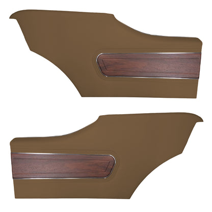72 CUTLASS SUPREME HARDTOP REAR PANELS (PRE-ASSEMBLED) - SADDLE