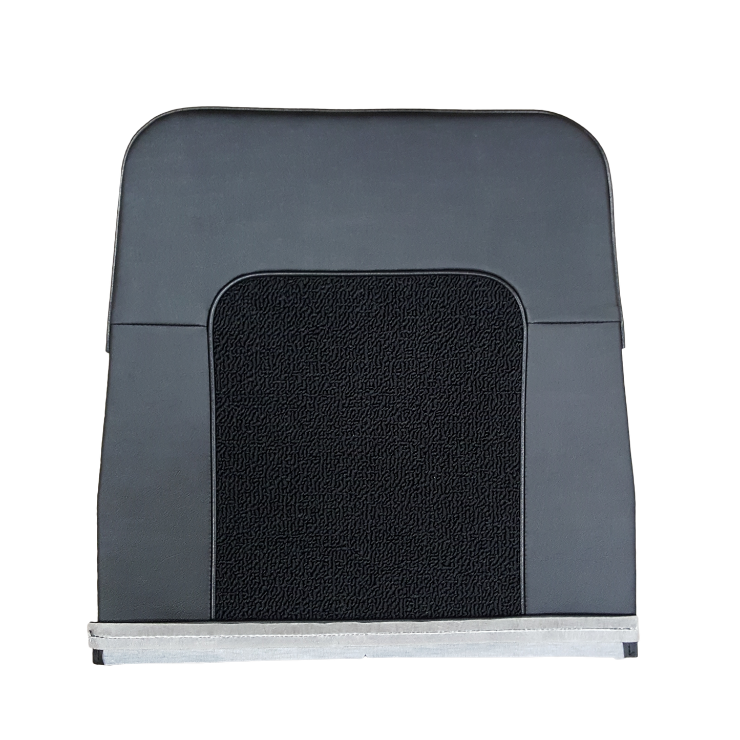 65 SPORT FURY BUCKET SEAT BACK PANELS - BLACK W/ BLACK CARPET