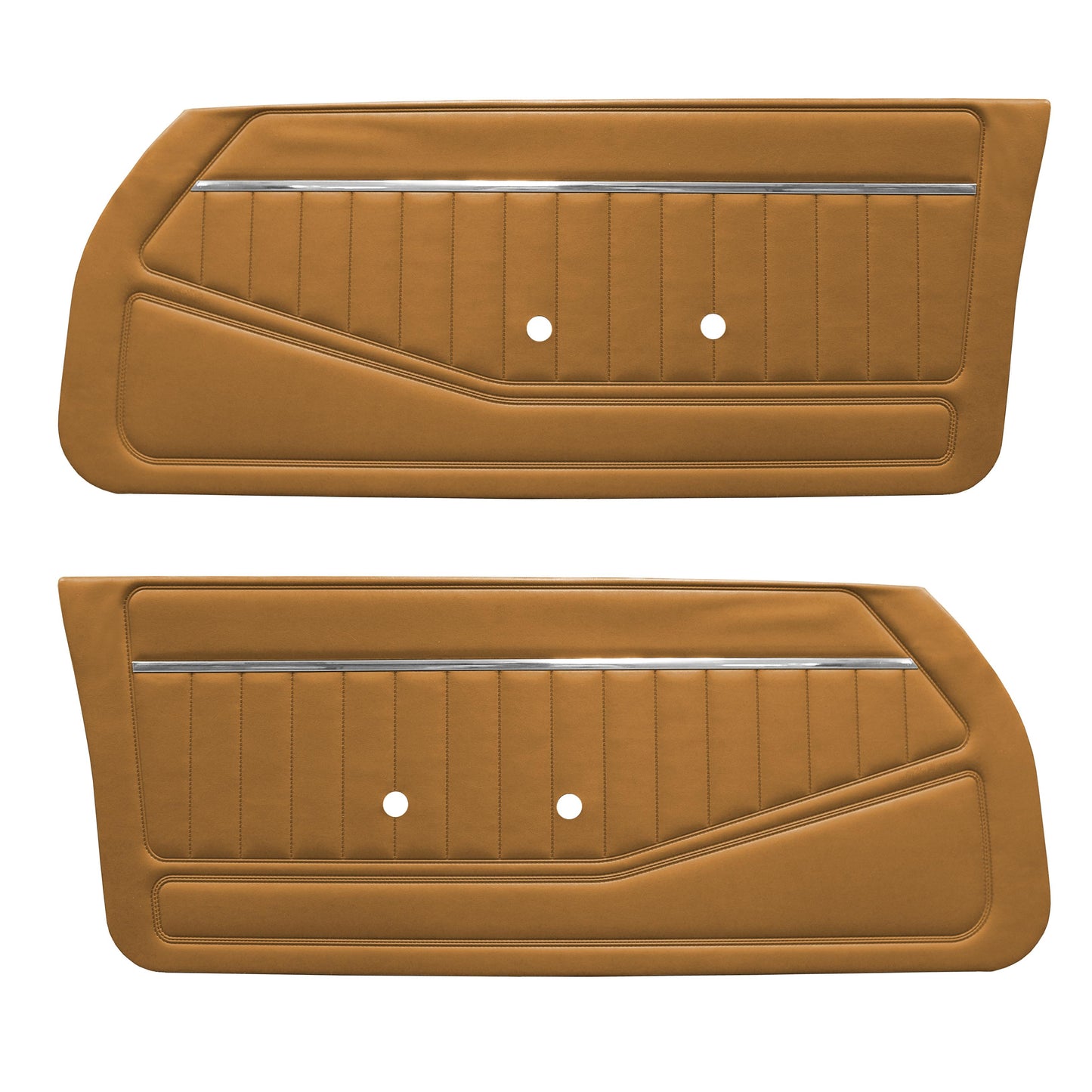 78-80 CAMARO "STANDARD" DOOR PANELS (UNASSEMBLED) - CAMEL TAN