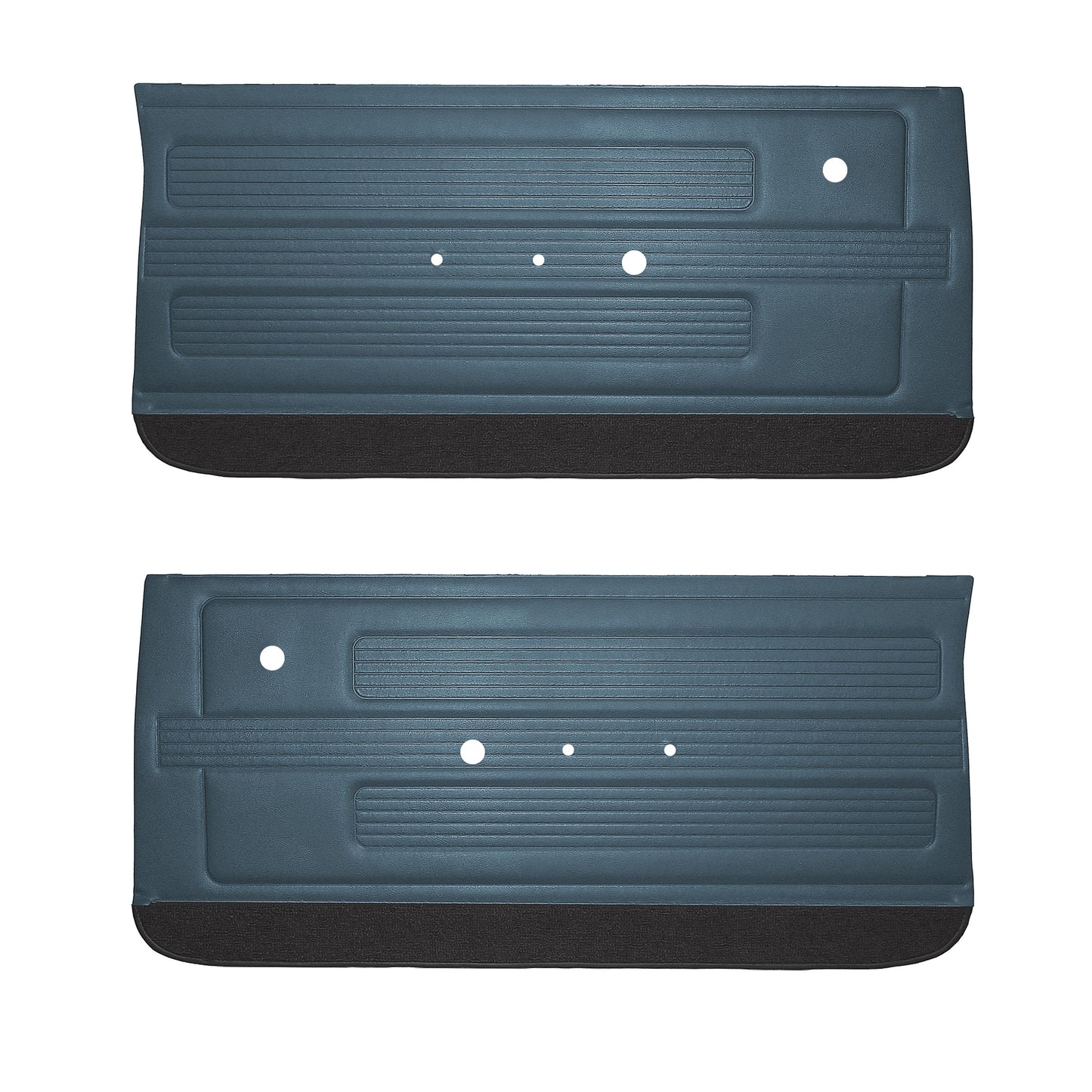 67 GTO/LEMANS FRONT DOOR PANELS - BLUE