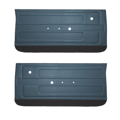 67 GTO/LEMANS FRONT DOOR PANELS - BLUE