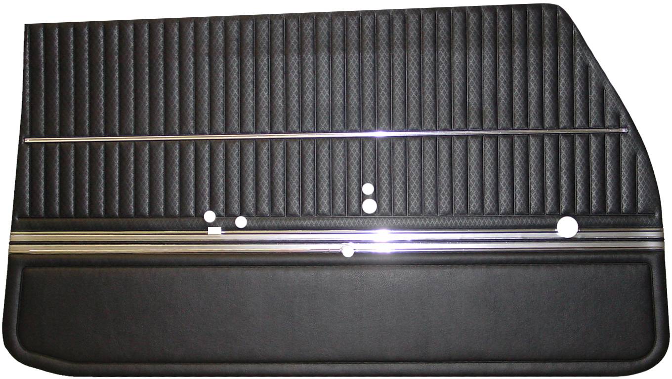 1969 Cutlass S/442 Holiday Coupe Door Panels - Black - Legendary Auto ...