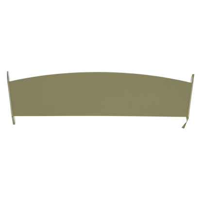 66 DODGE/PLYMOUTH B-BODY HARDTOP PACKAGE TRAY W/O SPEAKER CUT-OUTS - CITRON