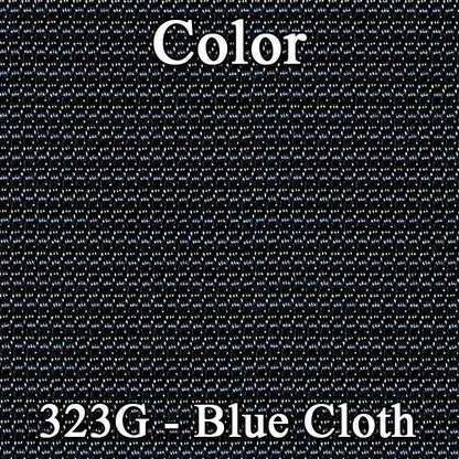 72 MALIBU SPLIT BENCH CLOTH UPHOLSTERY - SRM BLUE CLOTH/BLUE