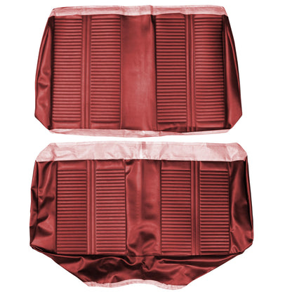 66 GTO/LEMANS CONVERTIBLE REAR UPHOLSTERY - RED