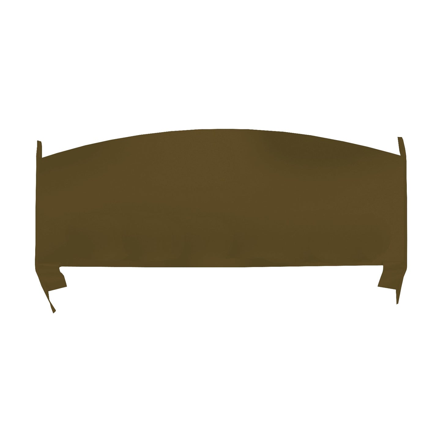 70 DUSTER PACKAGE TRAY W/O SPEAKER CUT-OUTS - BROWN