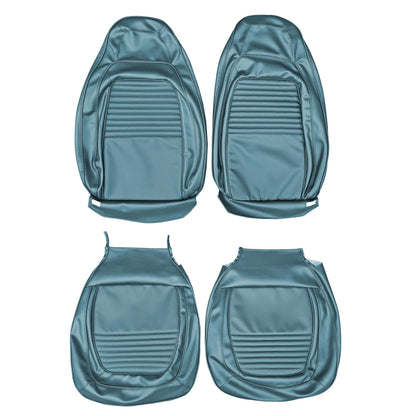 70 BARRACUDA/'CUDA BUCKET SEAT UPHOLSTERY - BRIGHT BLUE