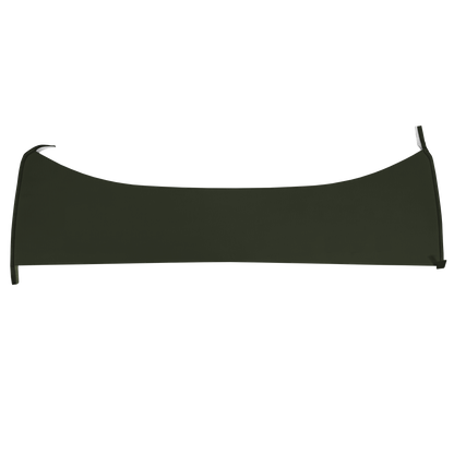 72-73 DART HARDTOP PACKAGE TRAY W/O SPEAKER CUT-OUTS - GREEN