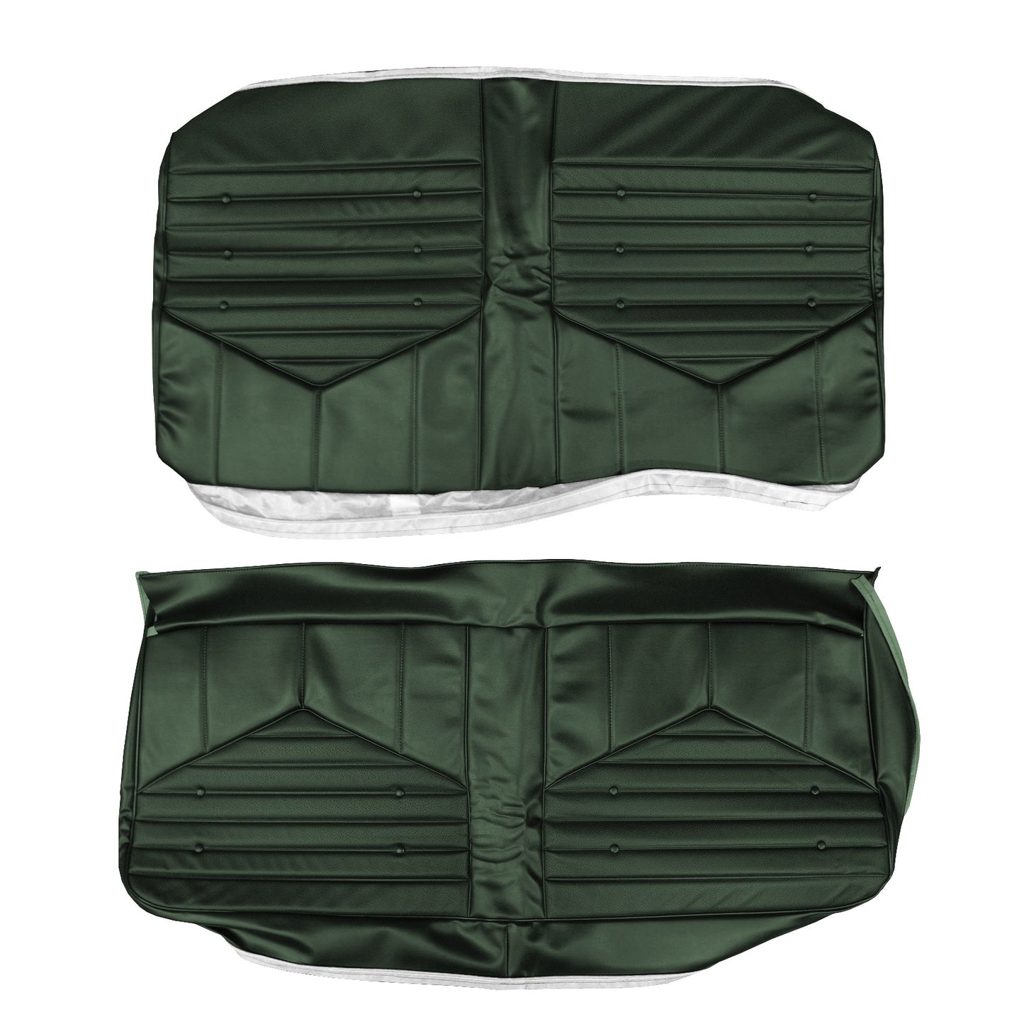 70 CUTLASS 'S'/442 HOLIDAY COUPE REAR UPHOLSTERY - GREEN