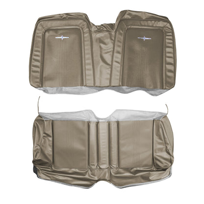 64 CHRYSLER 300/300K CONVERTIBLE REAR UPHOLSTERY - FAWN TAN