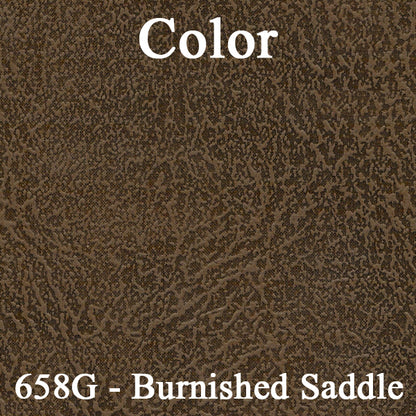 70 CUTLASS SUPREME/442 BUCKET SEAT UPHOLSTERY - BURNISHED SADDLE