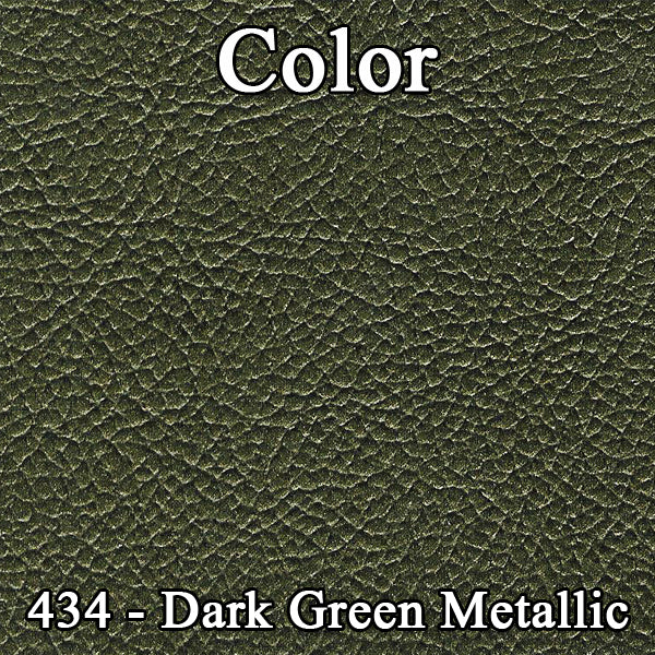 69 FURY III 2-DR "FASTBACK"/4-DR HARDTOP REAR UPHOLSTERY - LIGHT GREEN/DARK GREEN
