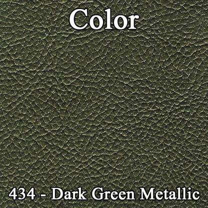 69 FURY III 2-DR "FASTBACK"/4-DR HARDTOP REAR UPHOLSTERY - LIGHT GREEN/DARK GREEN