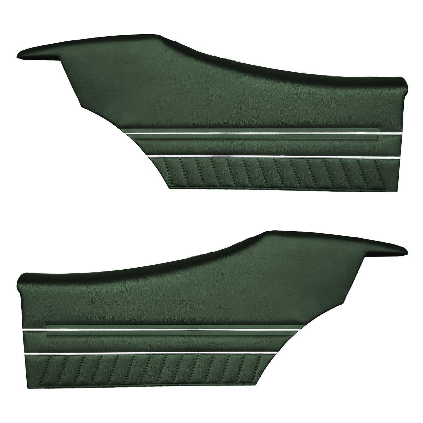 70 GTO/LEMANS SPORT HARDTOP REAR PANELS (PRE-ASSEMBLED) - GREEN