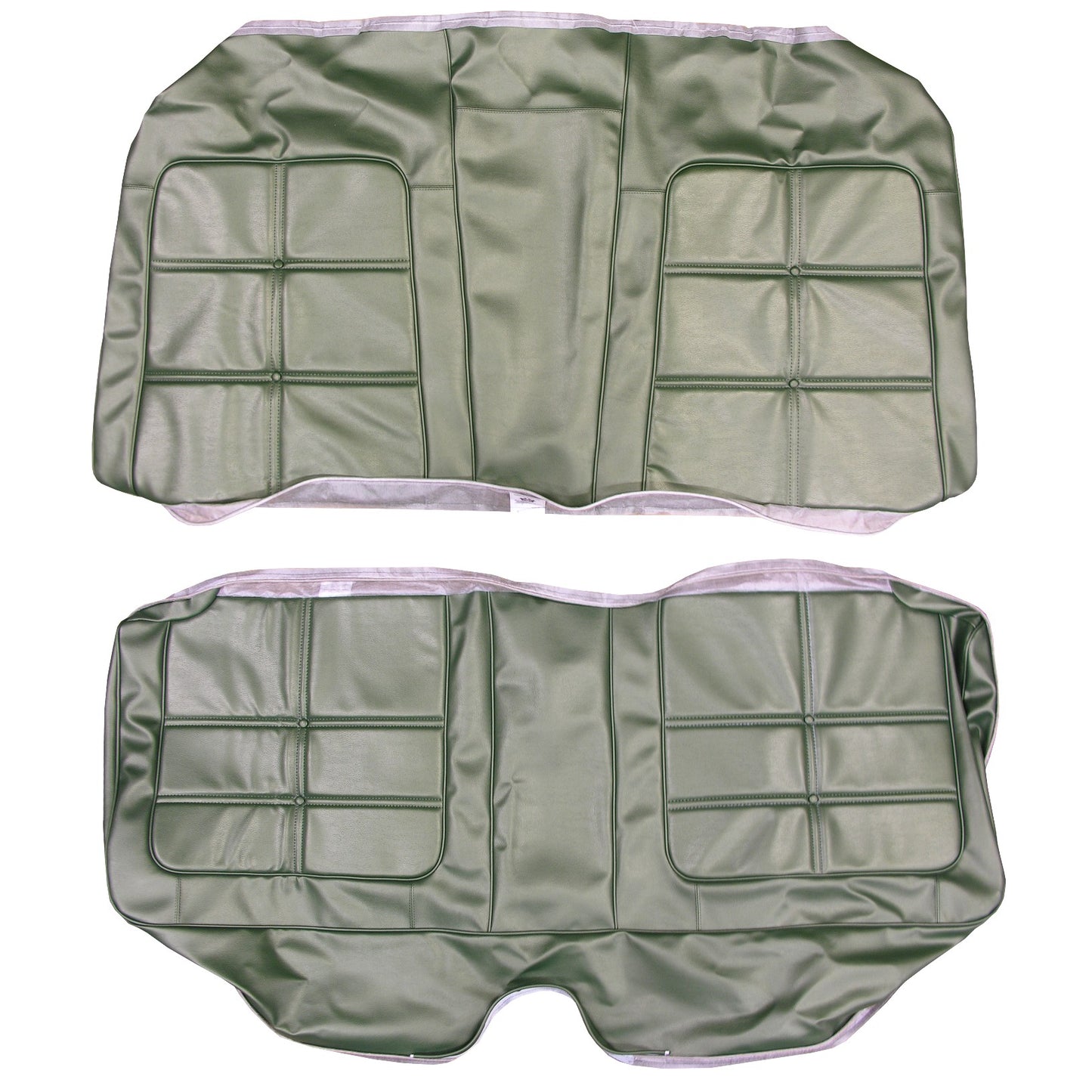 69 CHARGER/DAYTONA HARDTOP REAR UPHOLSTERY - GREEN