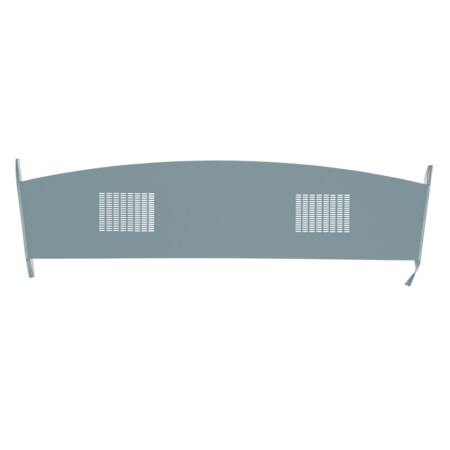 66-67 DODGE/PLYMOUTH B-BODY HARDTOP PACKAGE TRAY WITH SPEAKER CUT-OUTS - LIGHT BLUE