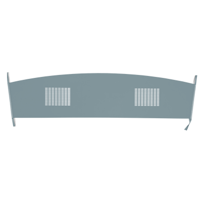 66-67 DODGE/PLYMOUTH B-BODY HARDTOP PACKAGE TRAY WITH SPEAKER CUT-OUTS - LIGHT BLUE