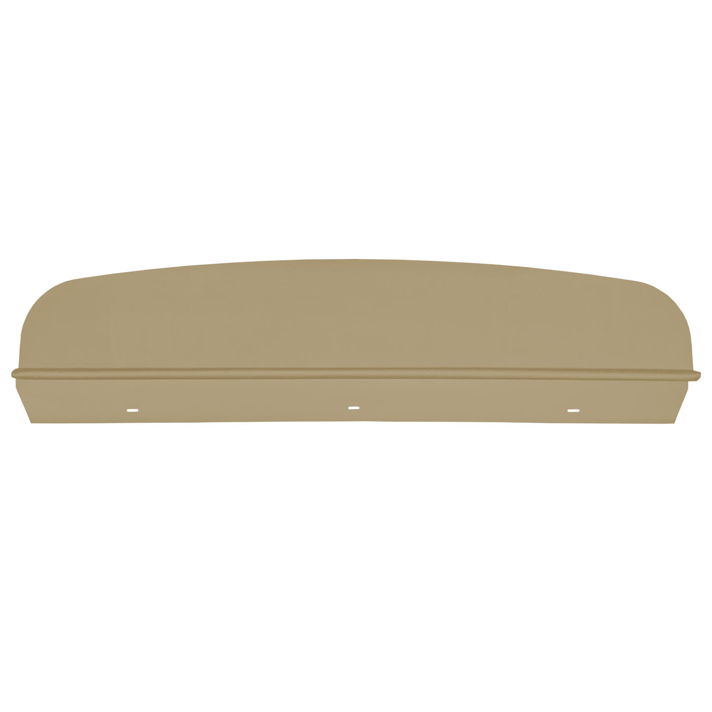64 DODGE/PLYMOUTH B-BODY HARDTOP PACKAGE TRAY W/O SPEAKER CUT-OUTS - OLIVE GOLD