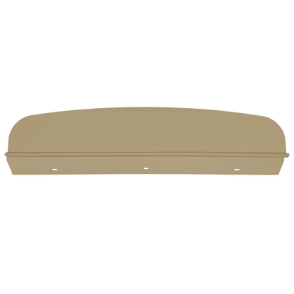 64 DODGE/PLYMOUTH B-BODY HARDTOP PACKAGE TRAY W/O SPEAKER CUT-OUTS - OLIVE GOLD