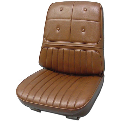 70 CUTLASS SUPREME/442 BUCKET SEAT UPHOLSTERY - BURNISHED SADDLE