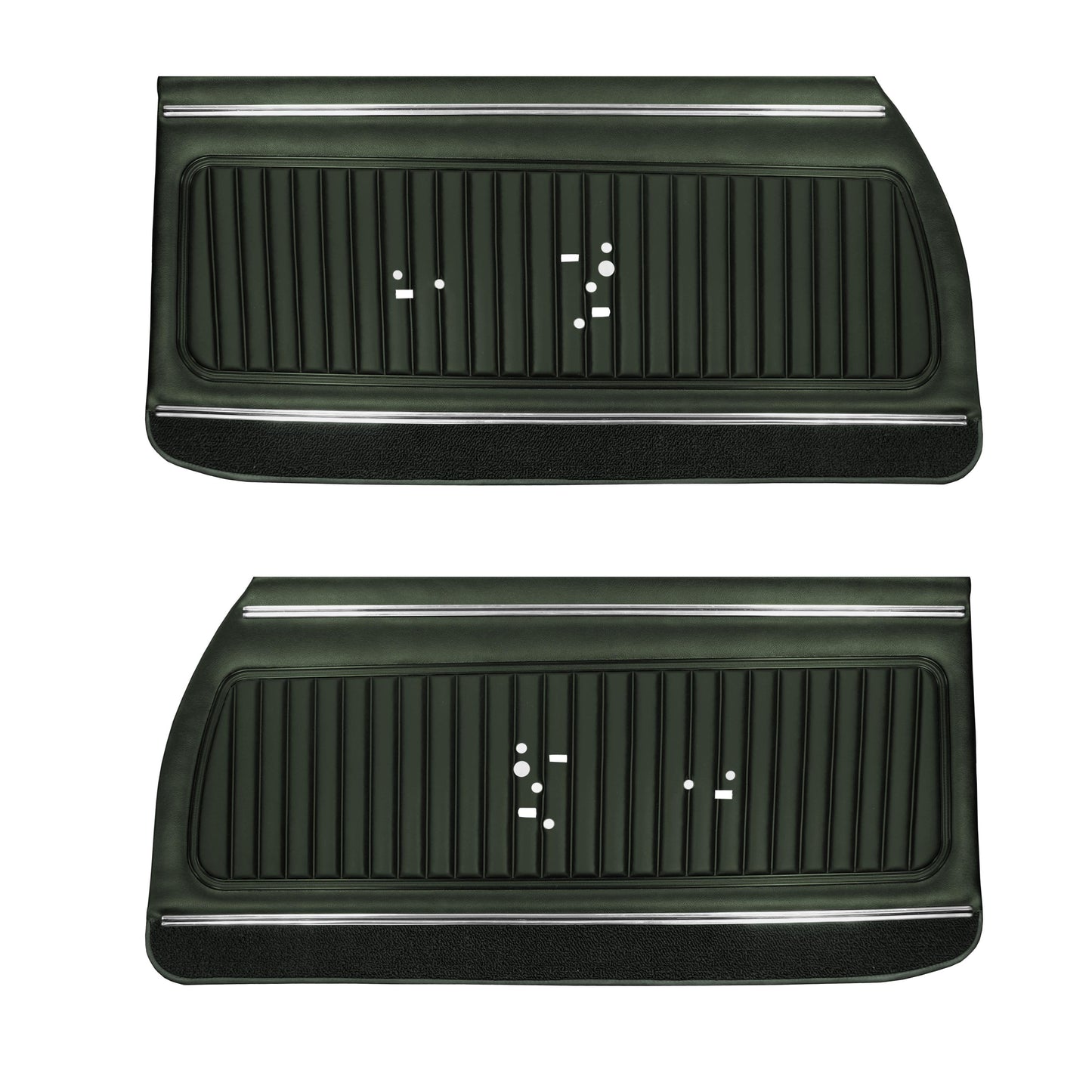 70 MONTE CARLO FRONT DOOR PANELS (UNASSEMBLED) - GREEN