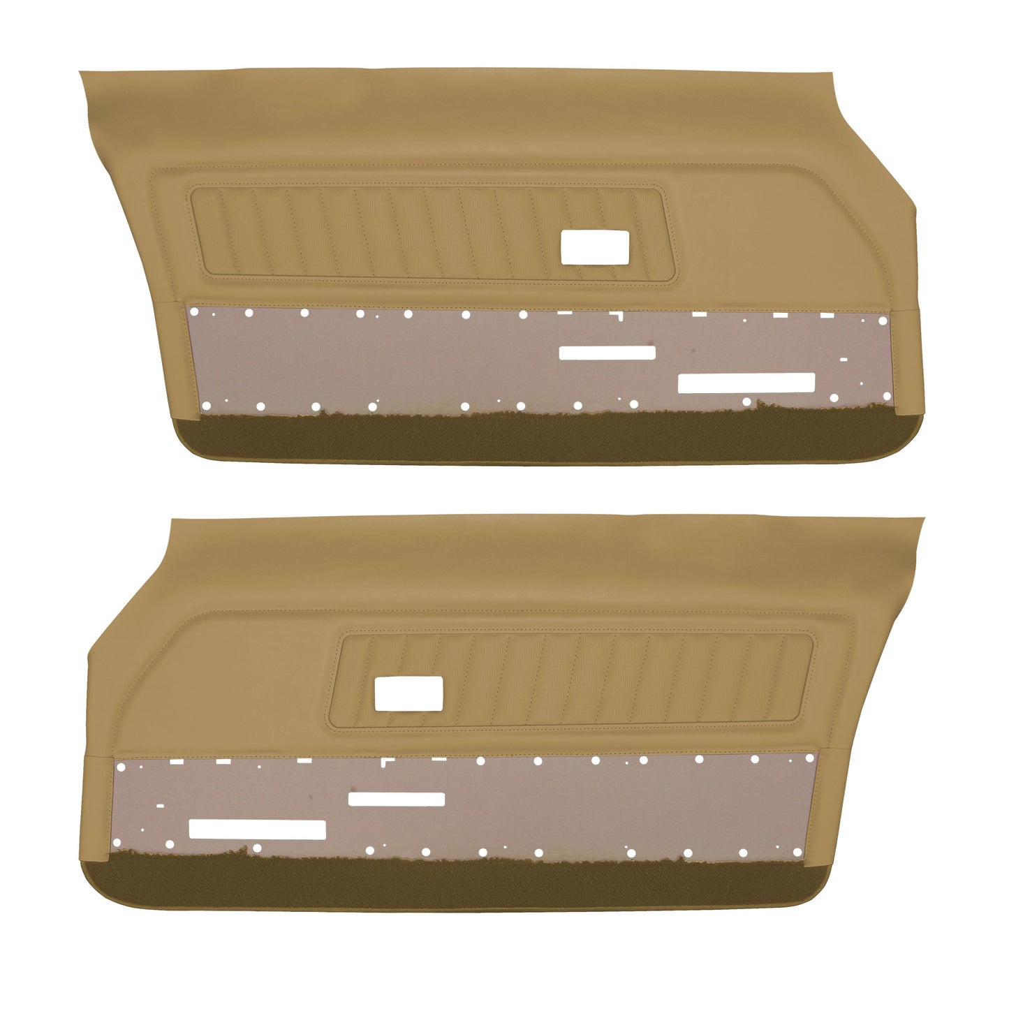70 FIREBIRD/TRANS AM "DELUXE" DOOR PANELS (UNASSEMBLED) - SADDLE