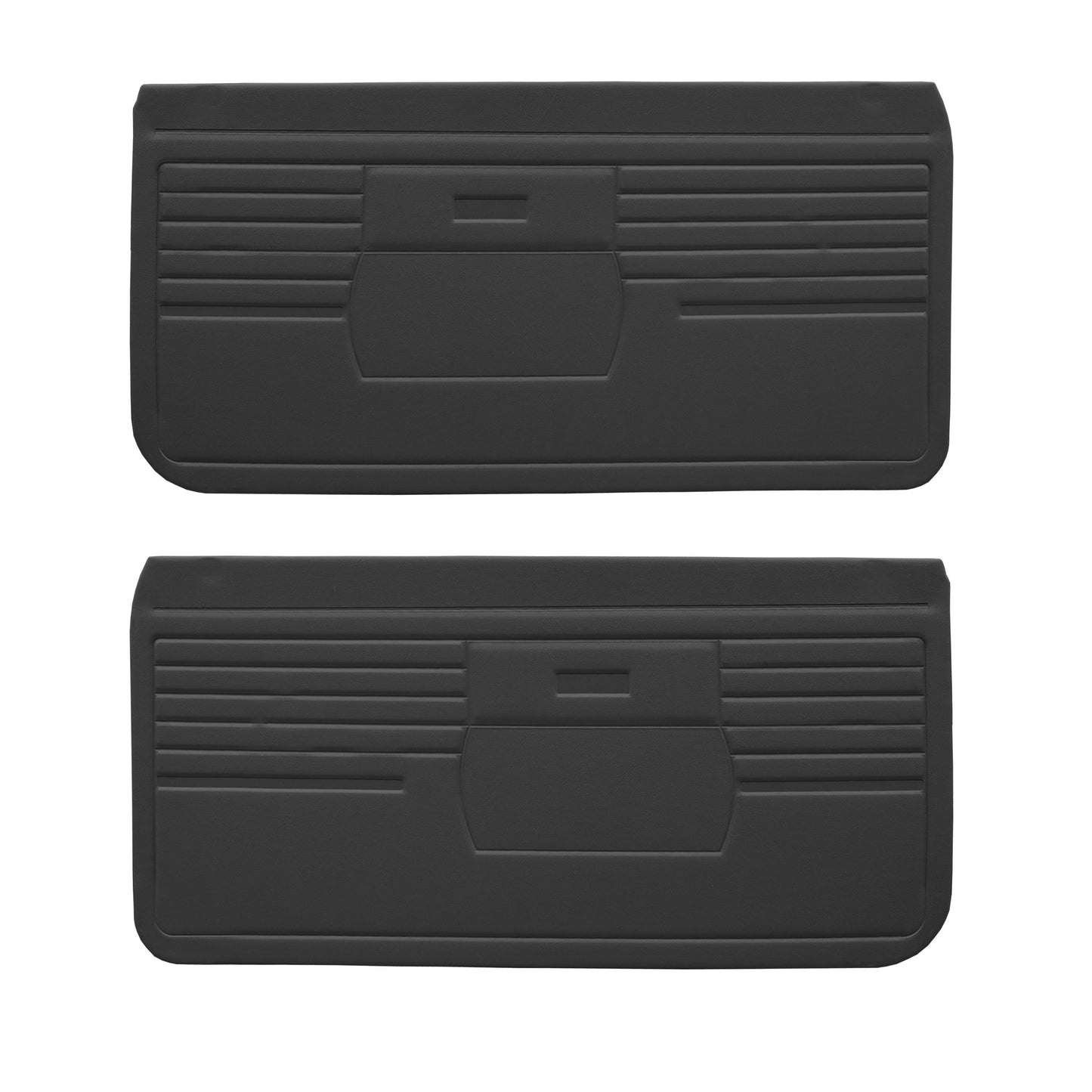 68 CAMARO "STANDARD" FRONT DOOR PANELS (UNASSEMBLED) - BLACK