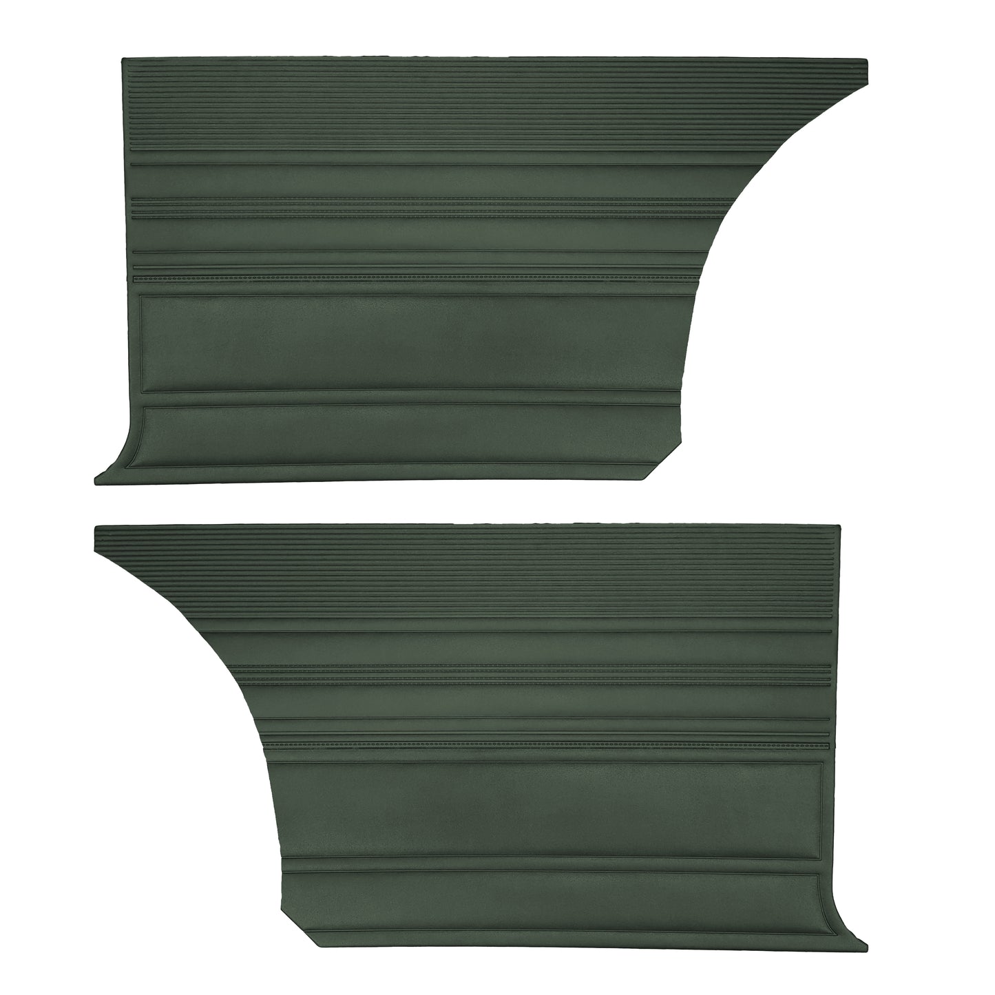 68 CORONET RT/500 HARDTOP REAR PANELS - GREEN