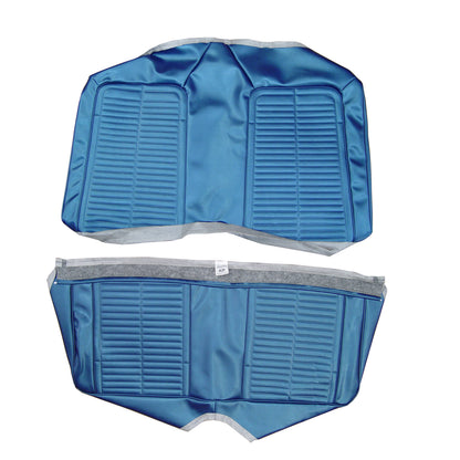 67 FIREBIRD FIXED HARDTOP REAR UPHOLSTERY - BRIGHT BLUE