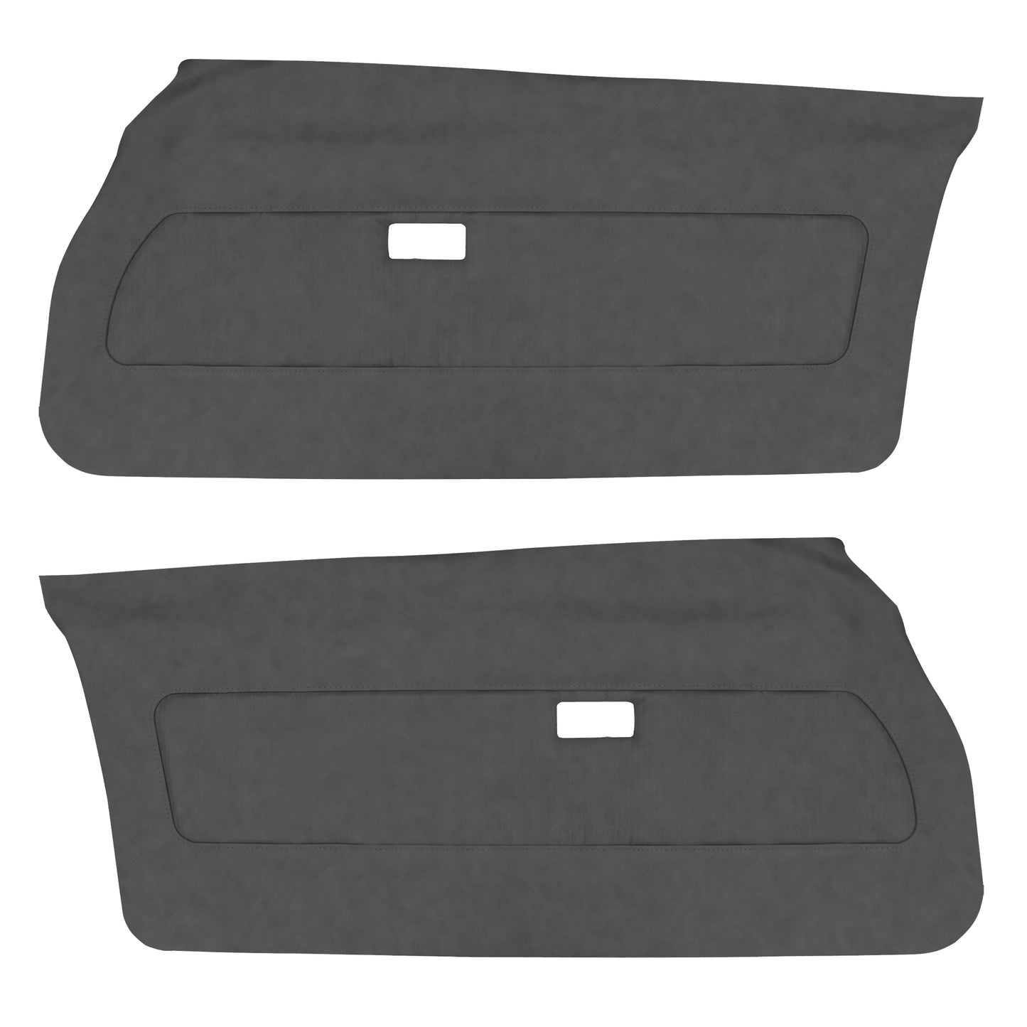 76 CAMARO "DELUXE" DOOR PANELS (UNASSEMBLED) -  BLACK
