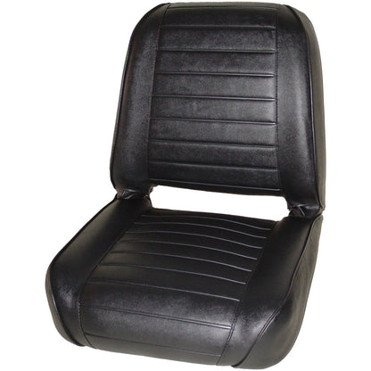 64-65 SUPER STOCK BUCKET SEAT UPHOLSTERY - BLACK