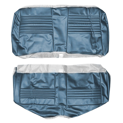 67 CHEVELLE/MALIBU HARDTOP REAR UPHOLSTERY - LIGHT BLUE