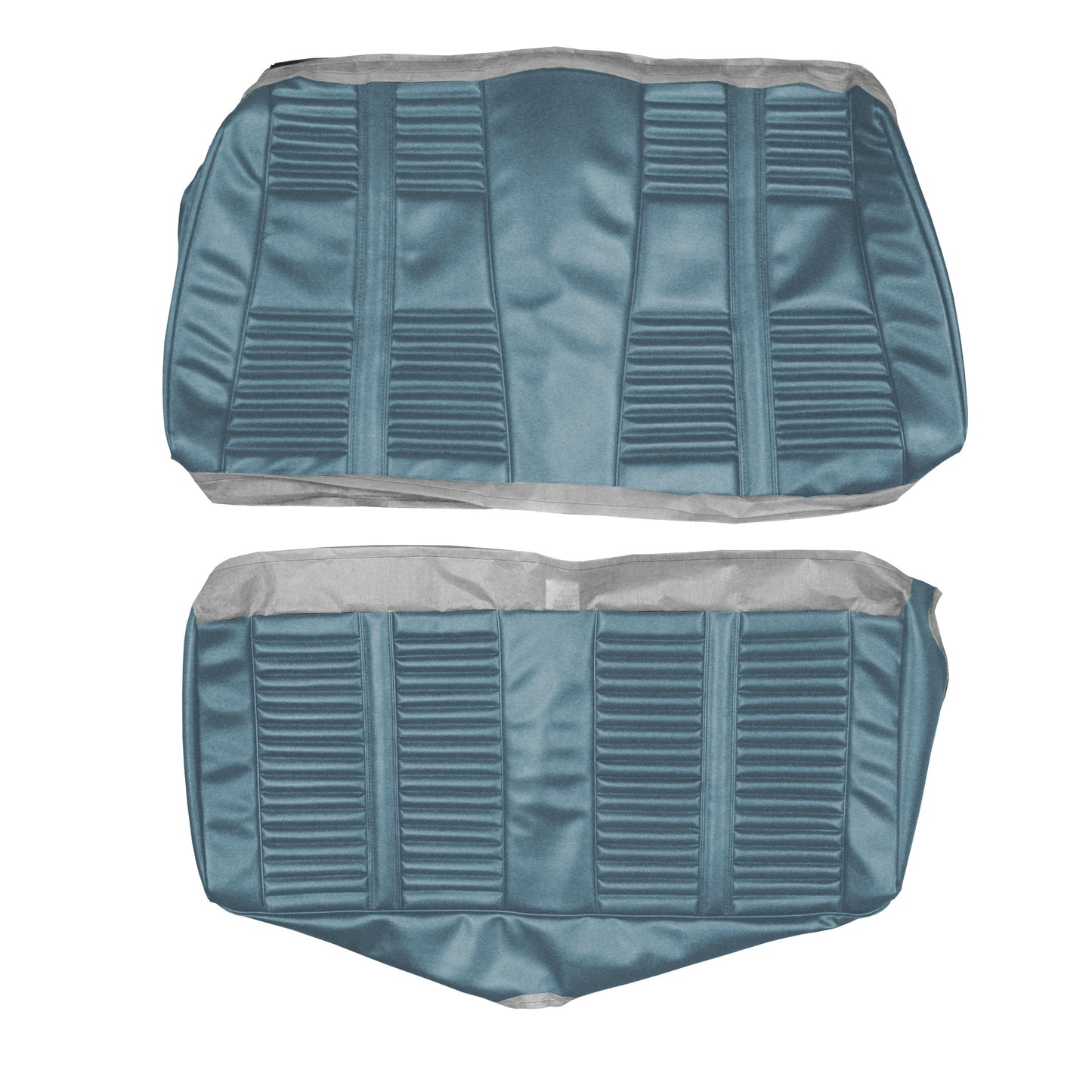 66 CUTLASS/442 CONVERTIBLE REAR UPHOLSTERY - BLUE