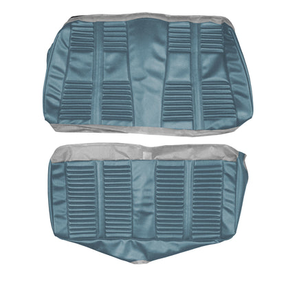 66 CUTLASS/442 CONVERTIBLE REAR UPHOLSTERY - BLUE
