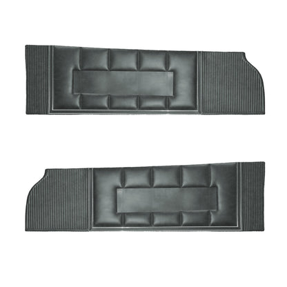 71 CHARGER SE FRONT UPPER DOOR PANELS - GUNMETAL