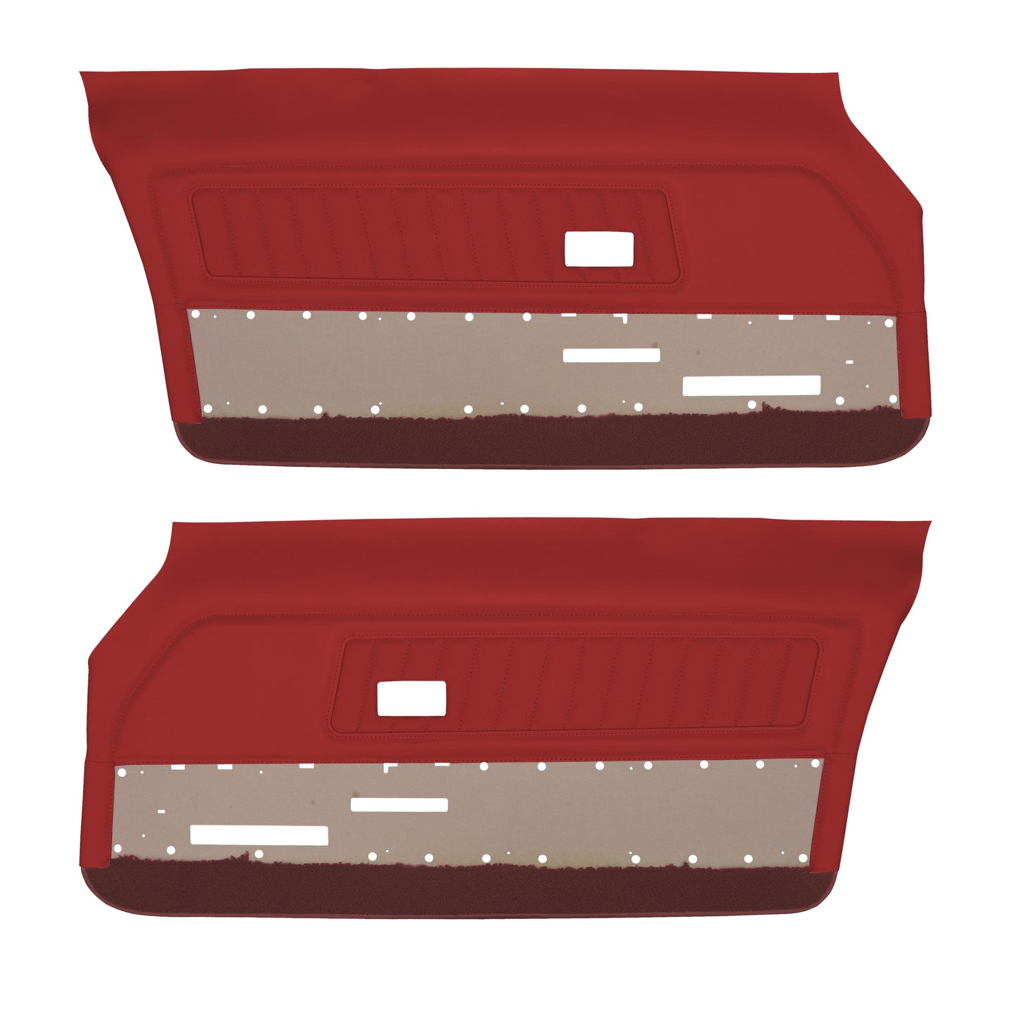70 FIREBIRD/TRANS AM "DELUXE" DOOR PANELS (UNASSEMBLED) - RED