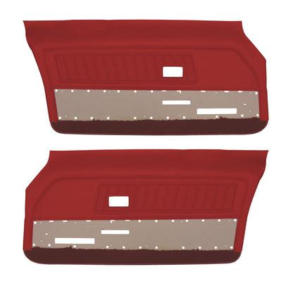 70 FIREBIRD/TRANS AM "DELUXE" DOOR PANELS (UNASSEMBLED) - RED