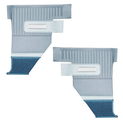 64 POLARA 500 CONVERTIBLE REAR PANELS - BLUE W/ SRM POWDER BLUE ACCENT