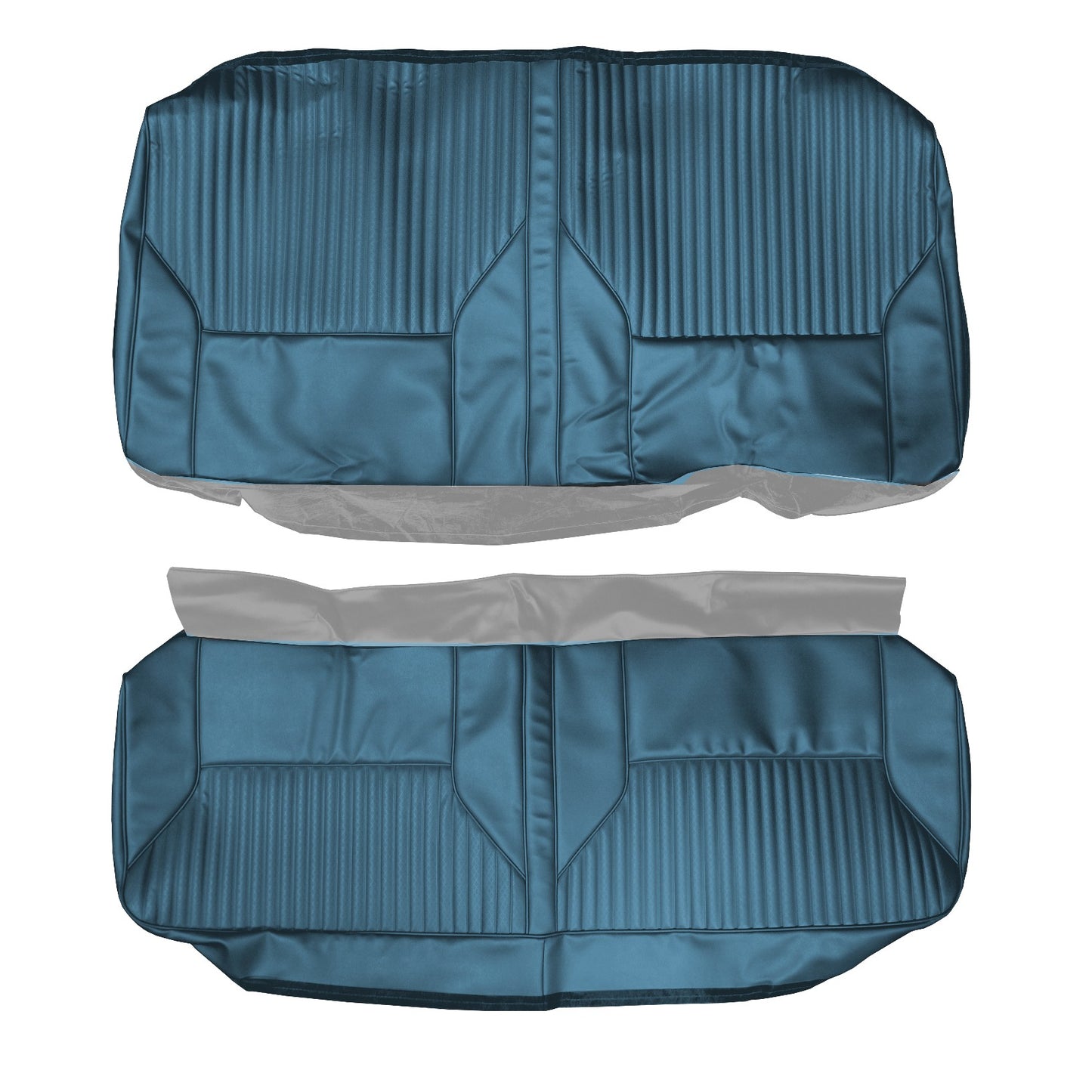 68 CUTLASS/442 HOLIDAY/SPORTS COUPE REAR MEDIUM BLUE