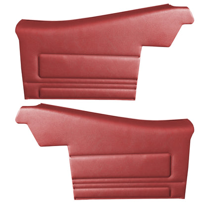 68 GTO/LEMANS CONVERTIBLE REAR PANELS (PRE-ASSEMBLED) - RED