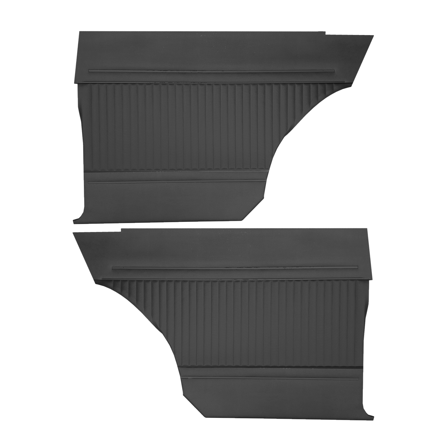64 FURY HARDTOP REAR PANELS - BLACK