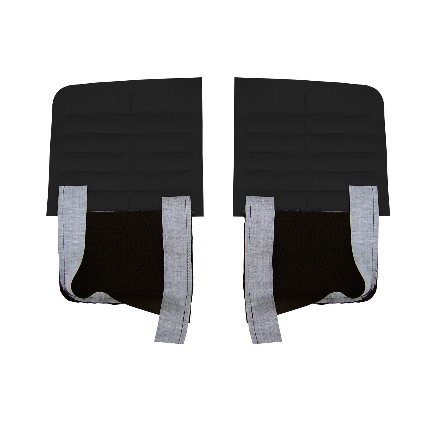 66 CORONET 500 CONVERTIBLE REAR PANELS - BLACK
