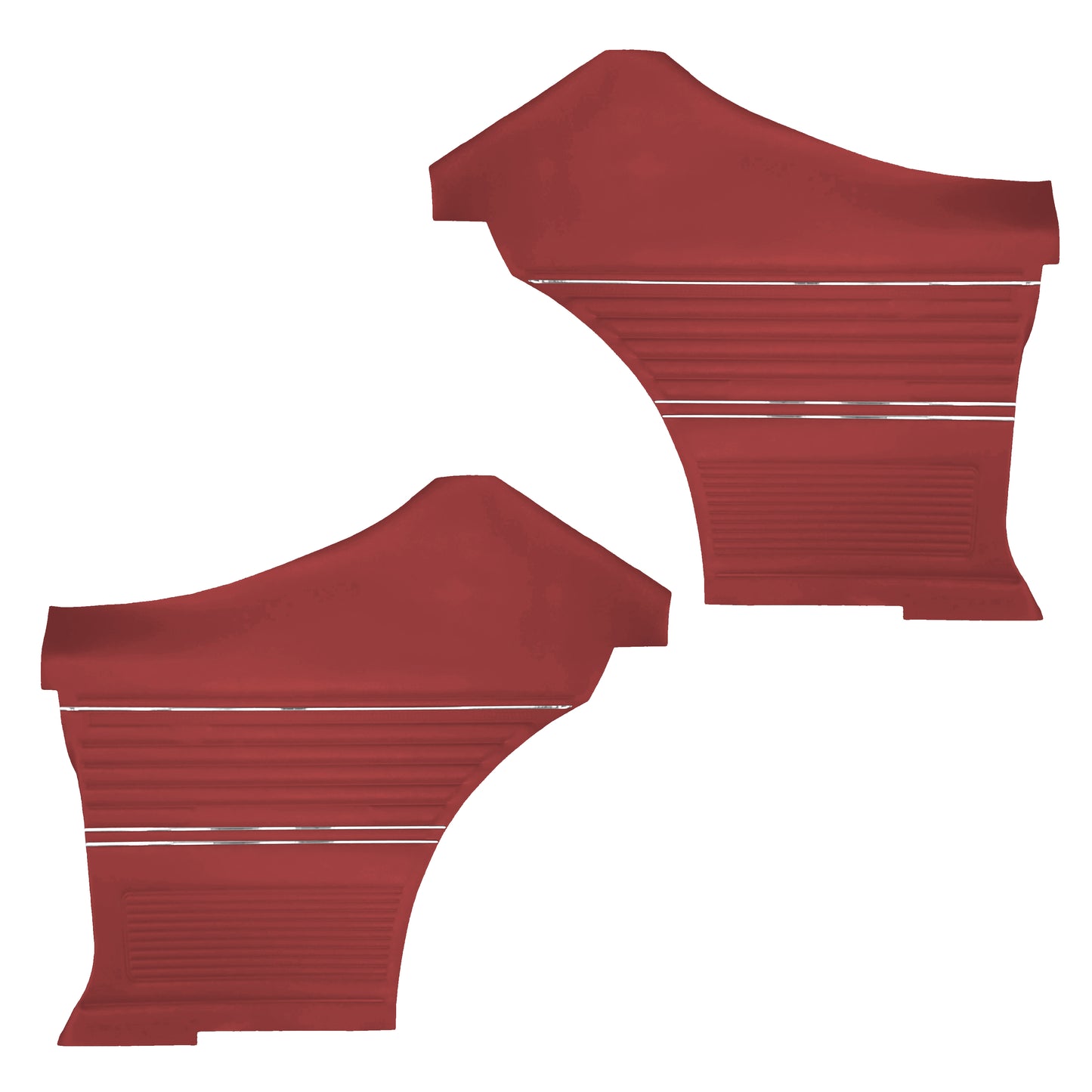 69 CHEVELLE/MALIBU HARDTOP REAR PANELS (UNASSEMBLED) - RED
