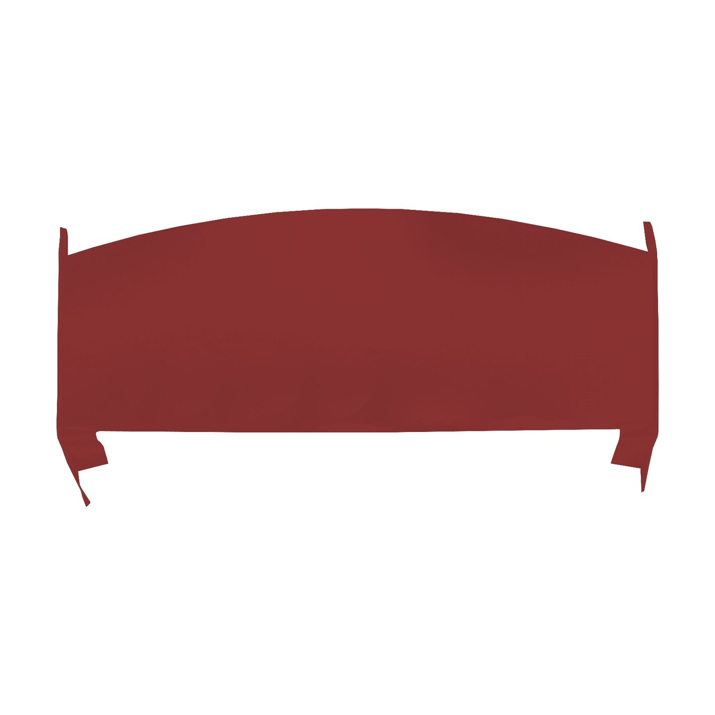 70 DUSTER PACKAGE TRAY W/O SPEAKER CUT-OUTS - RED