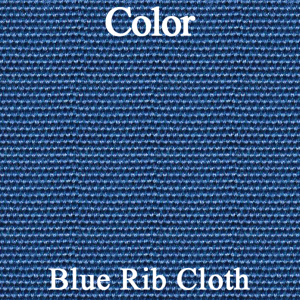 73 JAVELIN/AMX/HORNET BUCKET SEAT CLOTH UPHOLSTERY - SRM BLUE/WHITE DOMINO CLOTH/BLUE