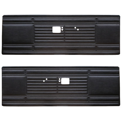 69 BARRACUDA "STANDARD" FRONT DOOR PANELS - BLACK
