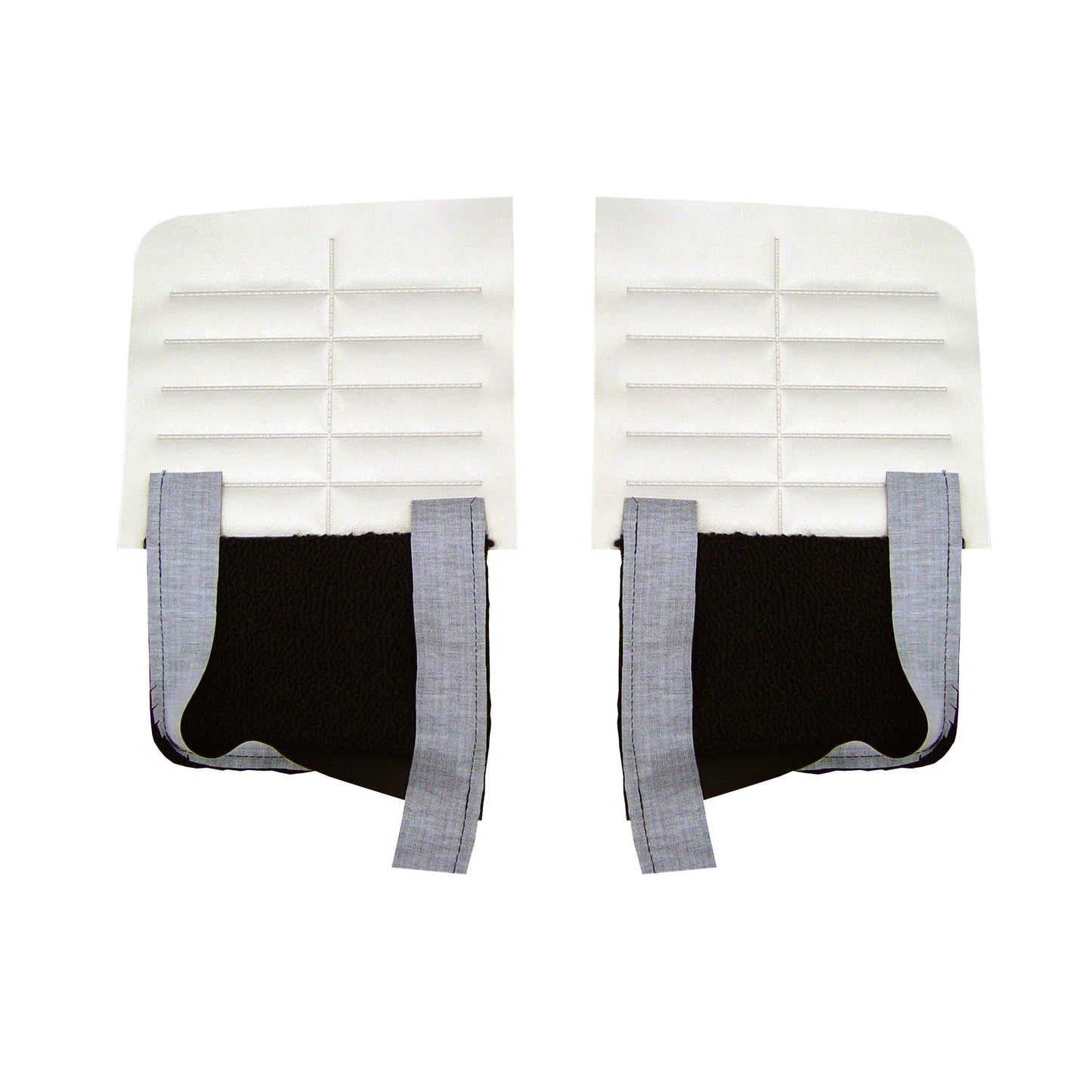 66 CORONET 500 CONVERTIBLE REAR PANELS - PEARL WHITE